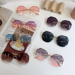 Rimless sunglasses